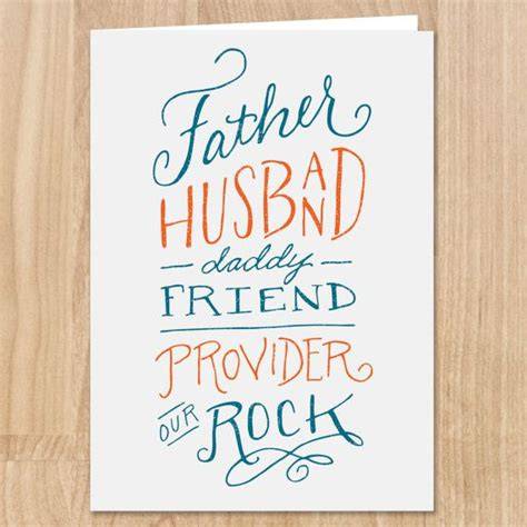 Printable Father's Day Card For Husband