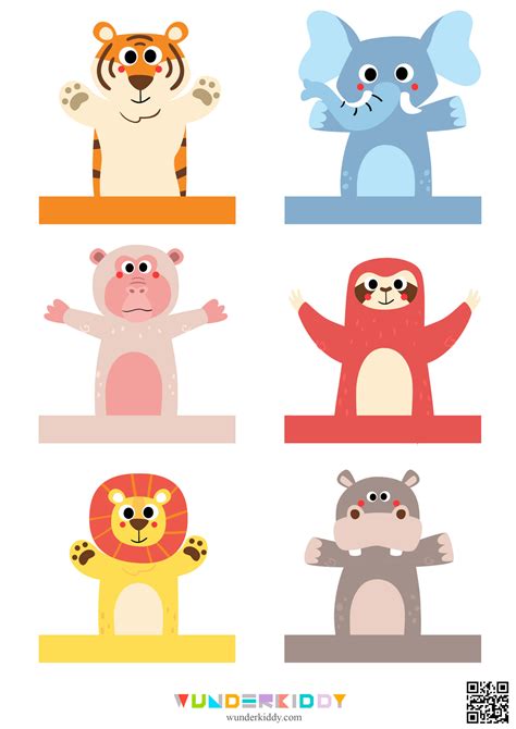 Printable Finger Puppets
