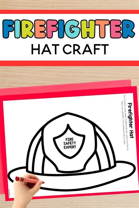 Printable Fireman Hat