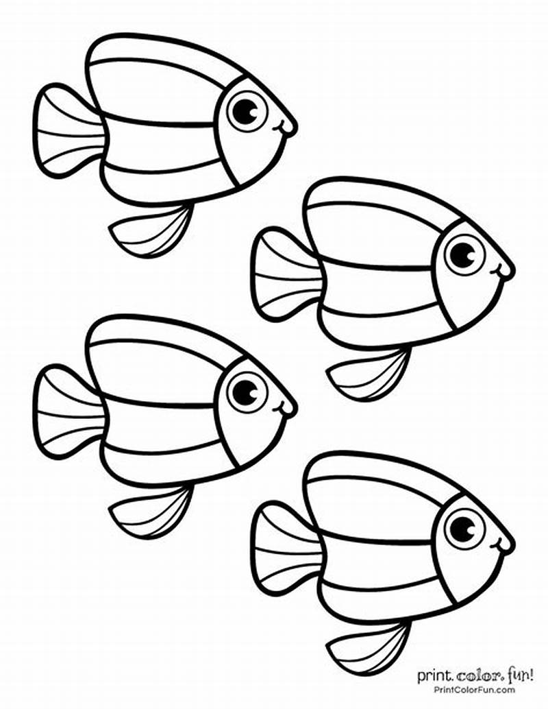 Printable Fish Pictures To Color