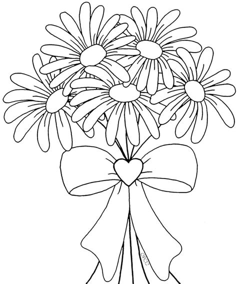 Printable Flower Bouquet