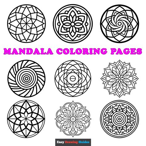 Printable Free Mandala Coloring Pages