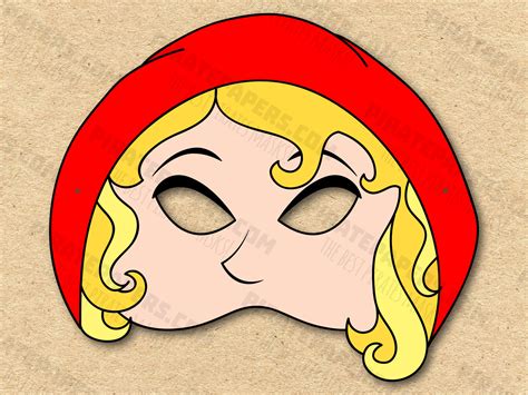 Printable Free Red Riding Hood Mask