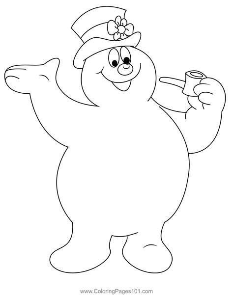 Printable Frosty The Snowman
