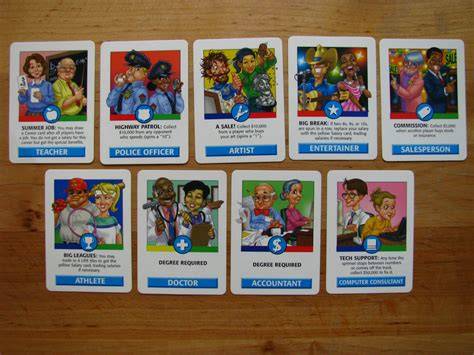 Printable Game Of Life Career Cards