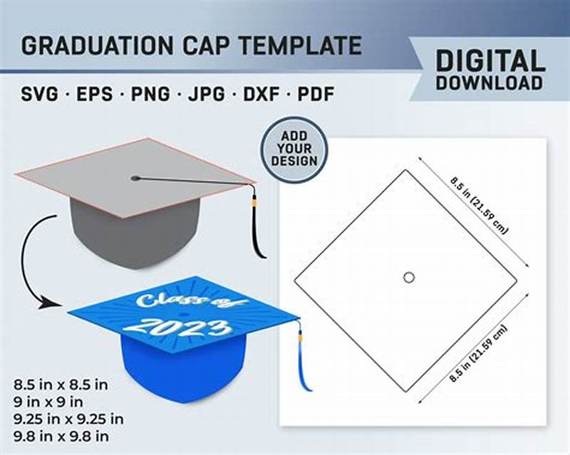 Printable Graduation Cap Topper