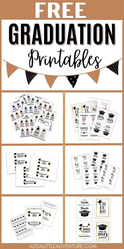 Printable Graduation Decorations