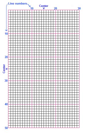 Printable Graph Paper For Cross Stitch