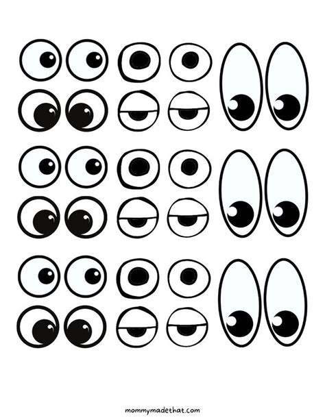 Printable Halloween Eyes
