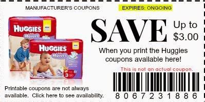 Printable Huggies Coupons