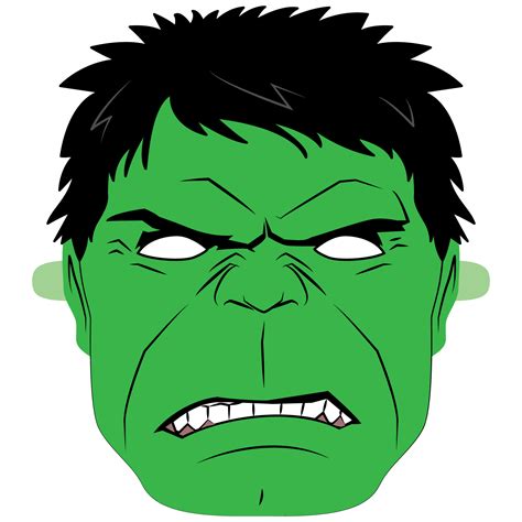 Printable Hulk Face