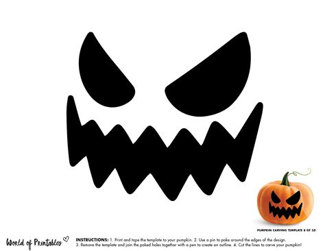 Printable Jack O Lantern Faces