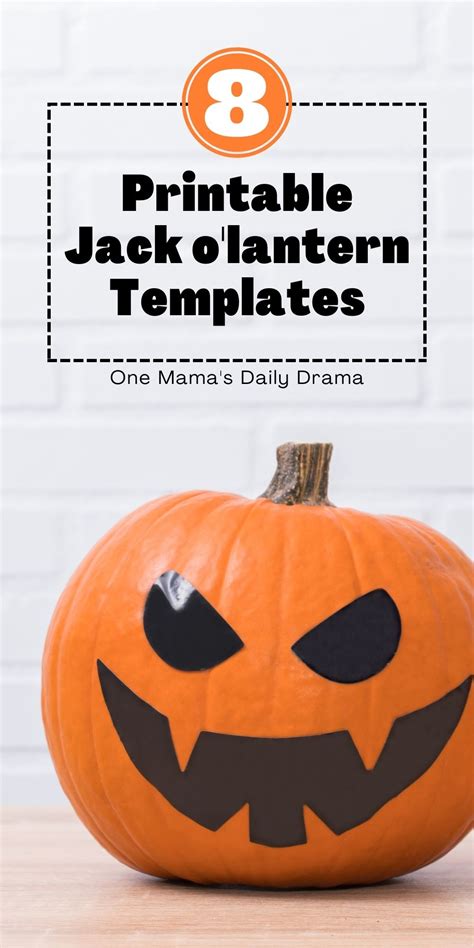 Printable Jack O Lantern Templates