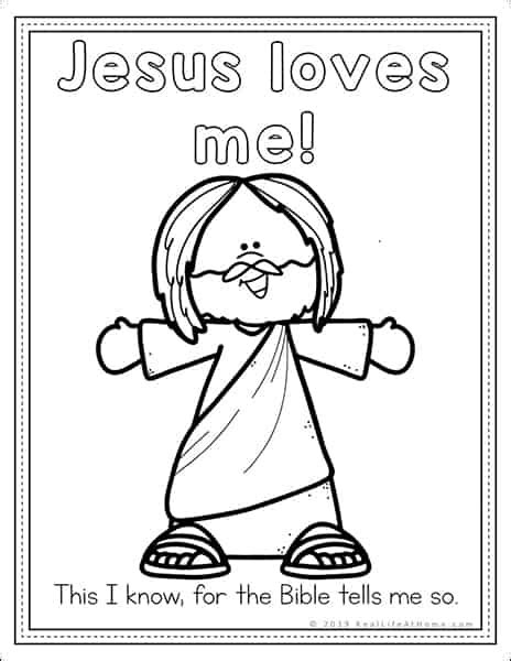 Printable Jesus Loves Me