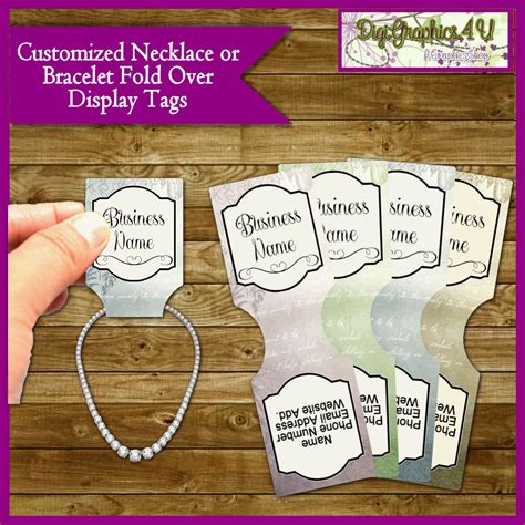 Printable Jewelry Tags