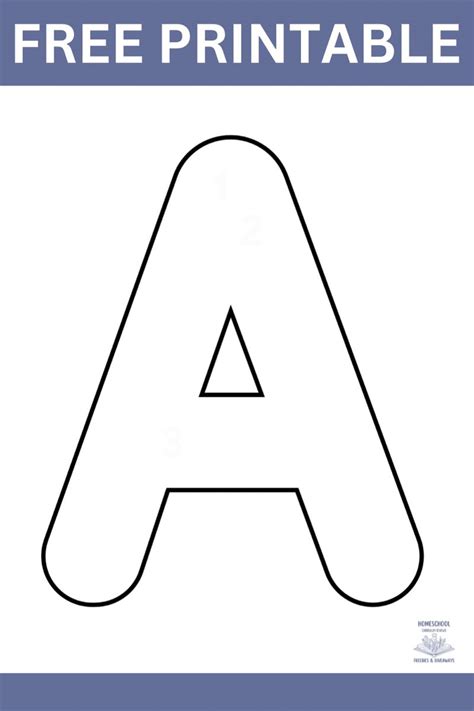 Printable Letter A