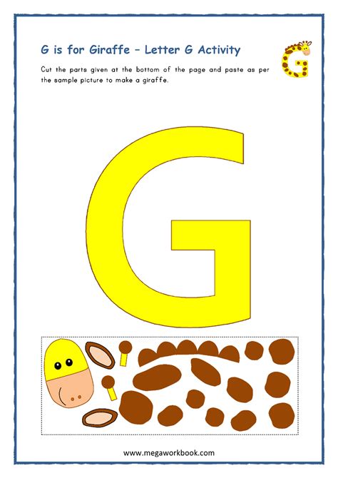 Printable Letter G Activities