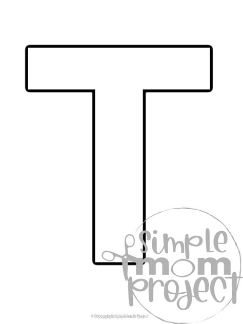Printable Letters T