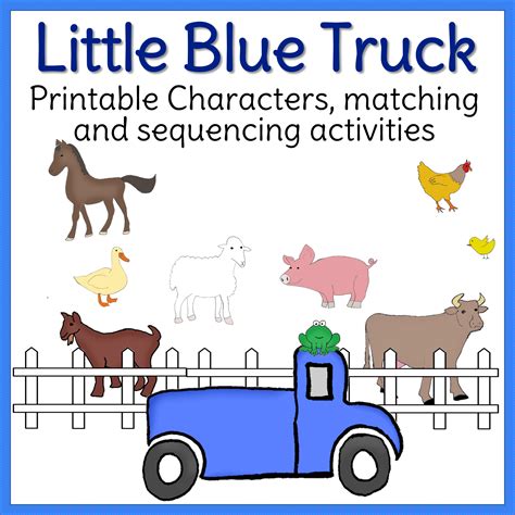 Printable Little Blue Truck