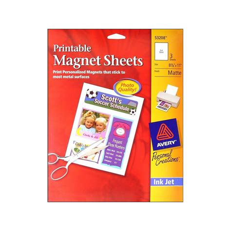 Printable Magnet Sheet