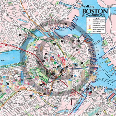 Printable Map Of Boston