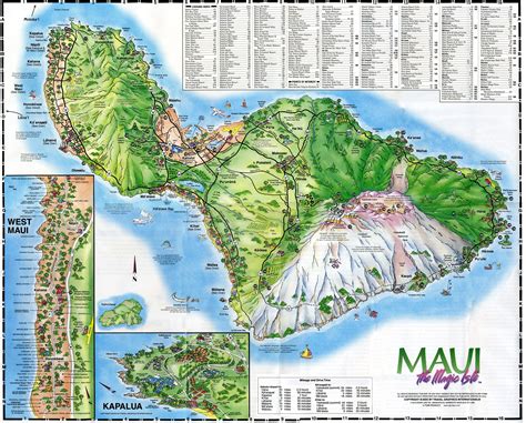 Printable Map Of Maui