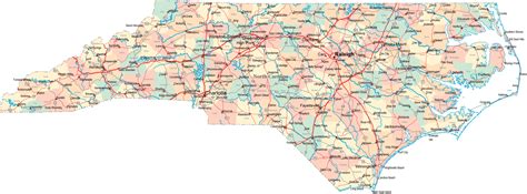 Printable Map Of Nc