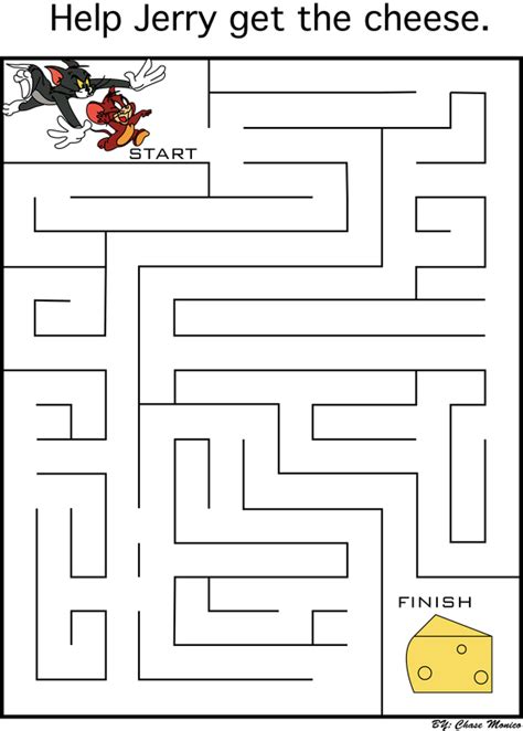 Printable Mazes For 4 Year Olds