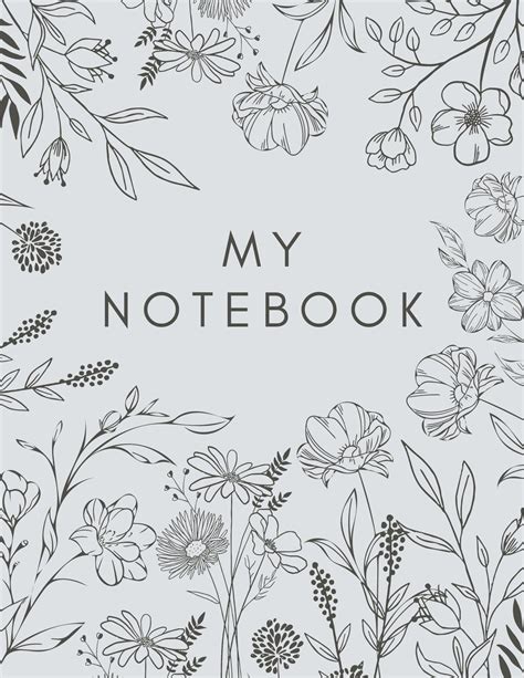 Printable Notebook Cover Designs