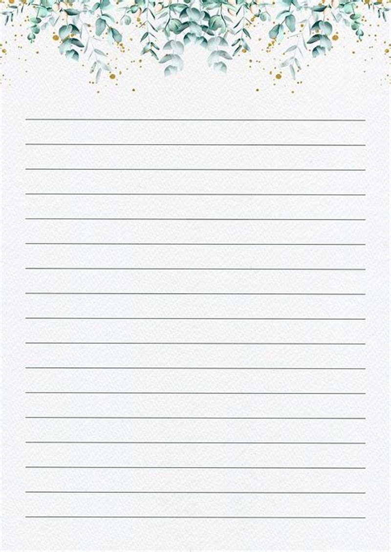 Printable Notepad Paper
