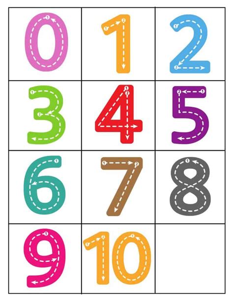 Printable Numbers 1