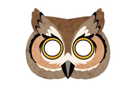 Printable Owl Mask