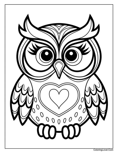 Printable Owl Pictures To Color