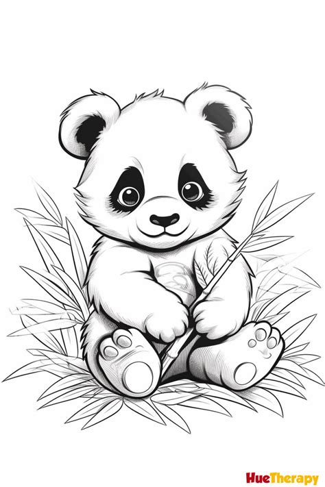 Printable Panda Coloring Pages