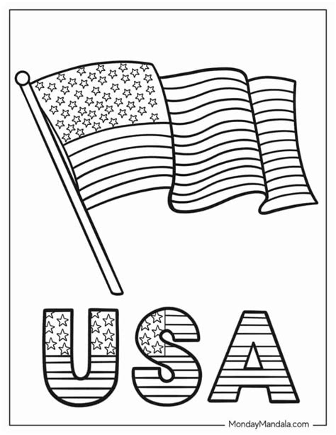 Printable Picture Of American Flag