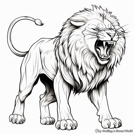 Printable Picture Of Lion