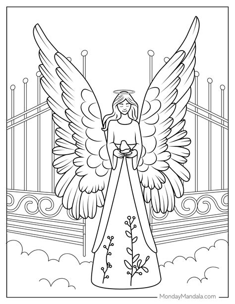 Printable Pictures Of Angels To Color