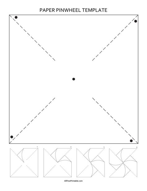 Printable Pinwheel Template