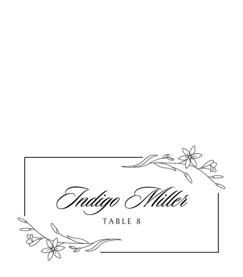 Printable Place Cards