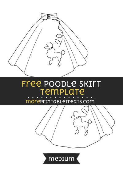 Printable Poodle Skirt Pattern