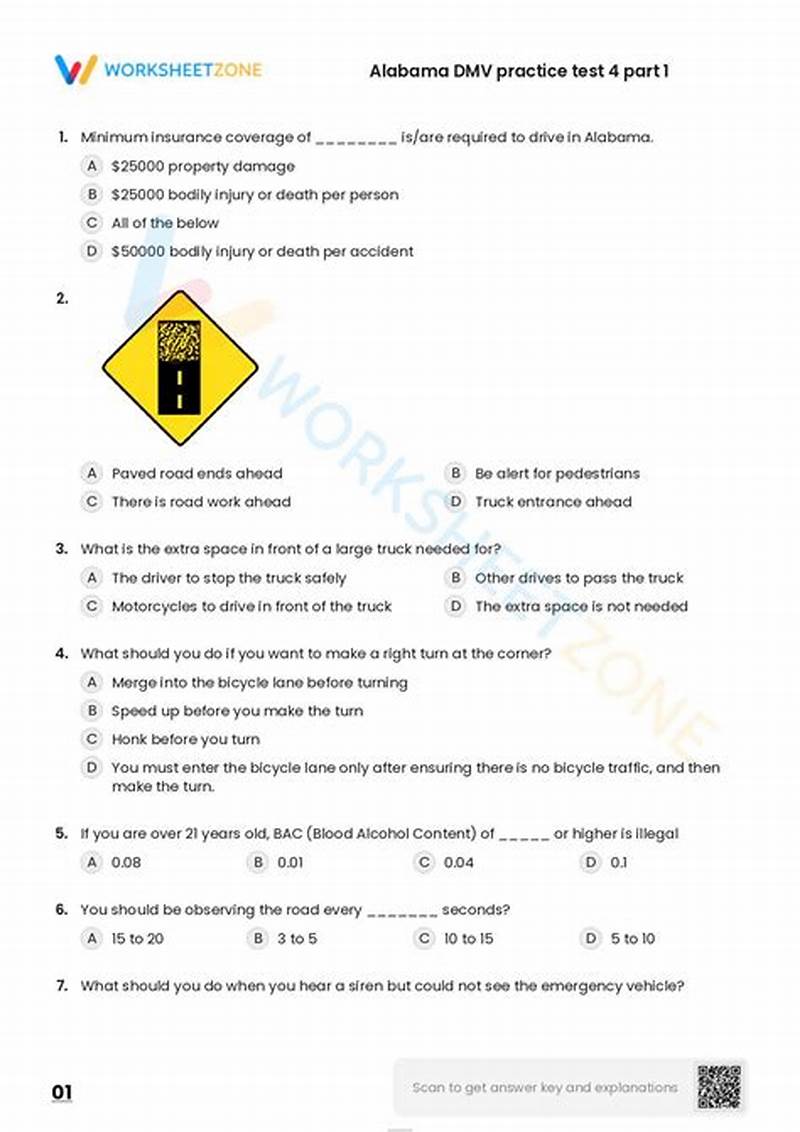 Printable Practice Permit Test