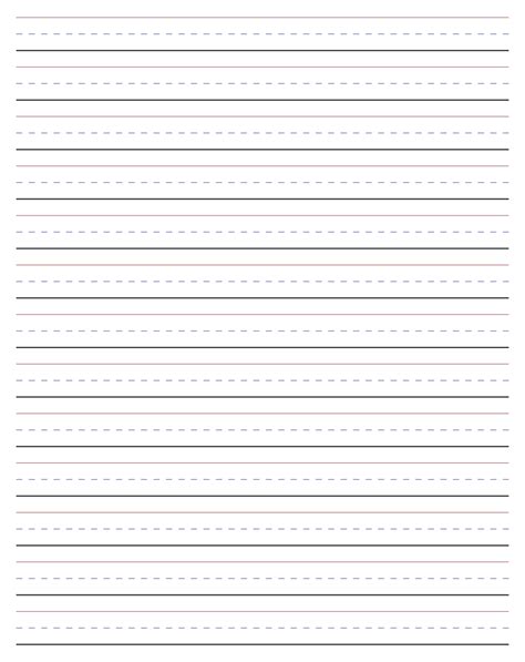Printable Primary Handwriting Paper