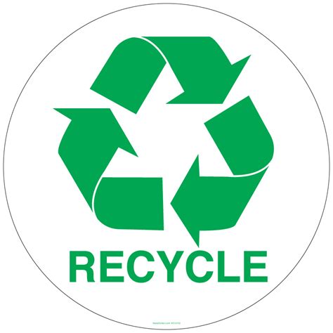Printable Recycling Symbol
