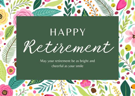 Printable Retirement Card