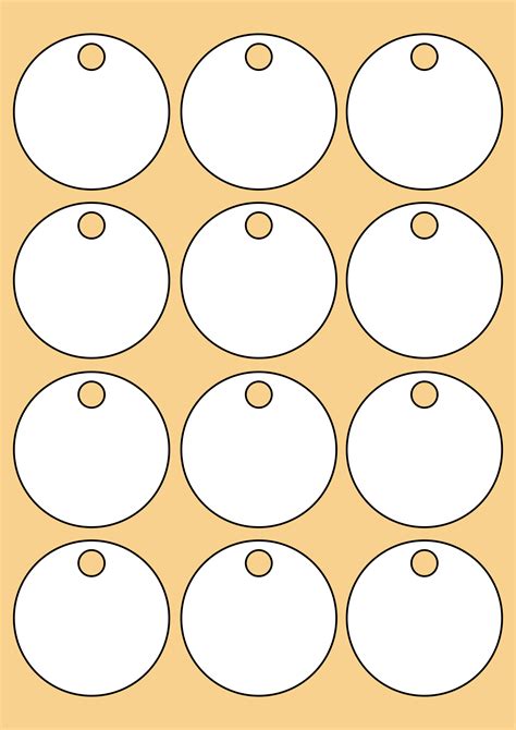Printable Round Tags