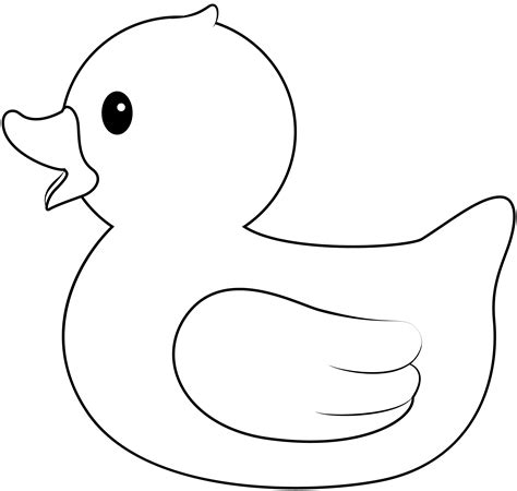Printable Rubber Duck Template