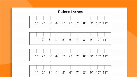 Printable Ruler For Kids