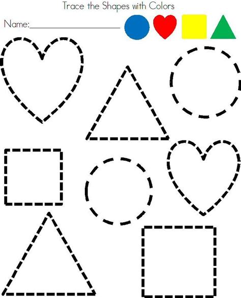 Printable Shapes Cut Out