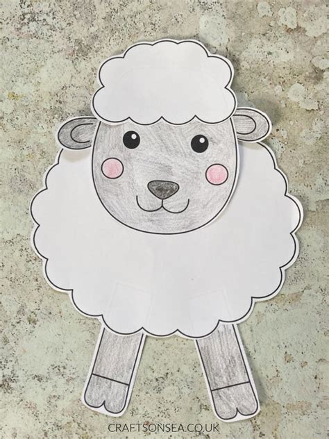 Printable Sheep Template