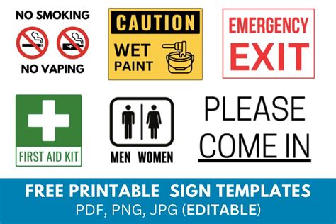 Printable Signs Free